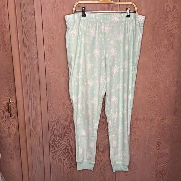 NWT Yarn & Sea Ultra-soft Gray Fleecy Night Owl Penguin Pajama Set Size XL - Picture 5 of 10